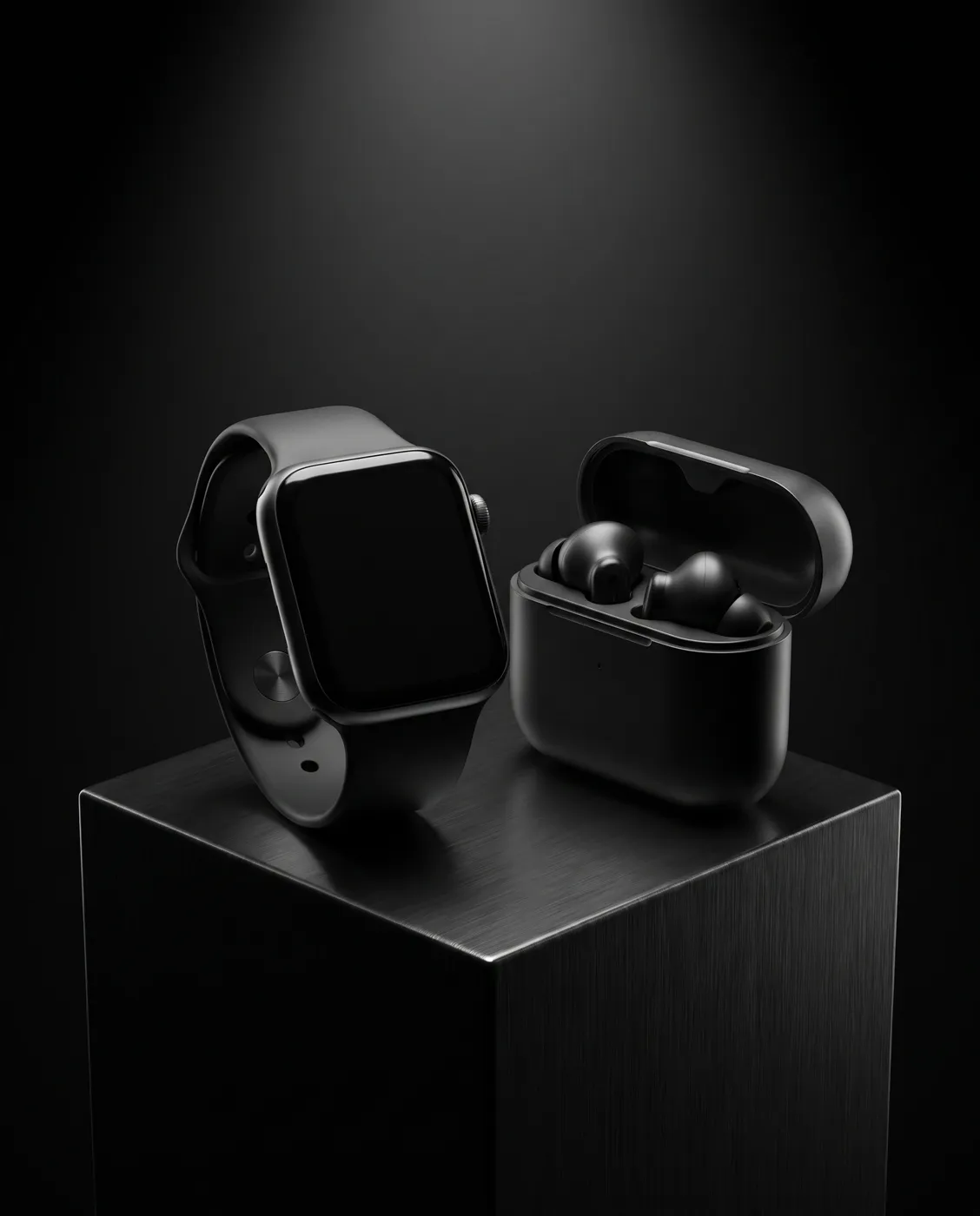 Smartwatch und kabellose Kopfhörer